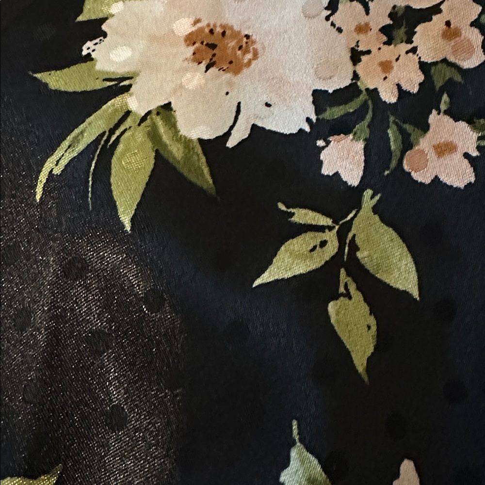 The Occasion by Old Navy Floral Black Maxi Dress with Flutter Sleeves M Tall - Picture 7 of 9